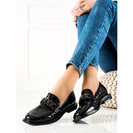 S. BARSKI Elegant S.BARSKI moccasins black 2