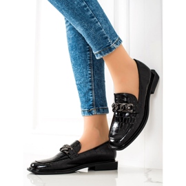 S. BARSKI Elegant S.BARSKI moccasins black 1