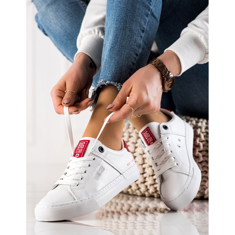 Women's Big Star Sneakers JJ274212 white 1