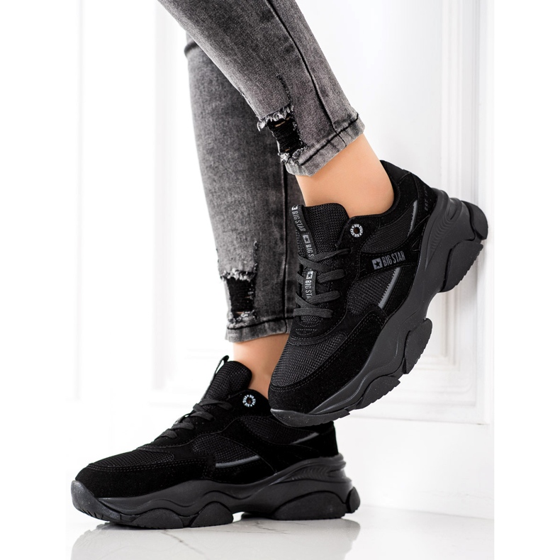 Women's Sneakers Big Star JJ274578 black 1 Women's Sneakers Big Star JJ274578 black 1