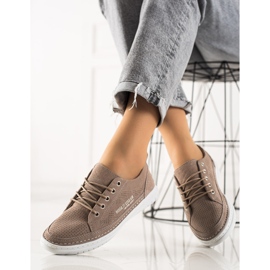 Evento Brown Leather Sneakers 1 Evento Brown Leather Sneakers 1