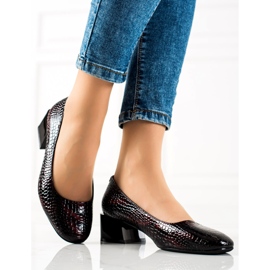 Casual Sergio Leone pumps black red 1