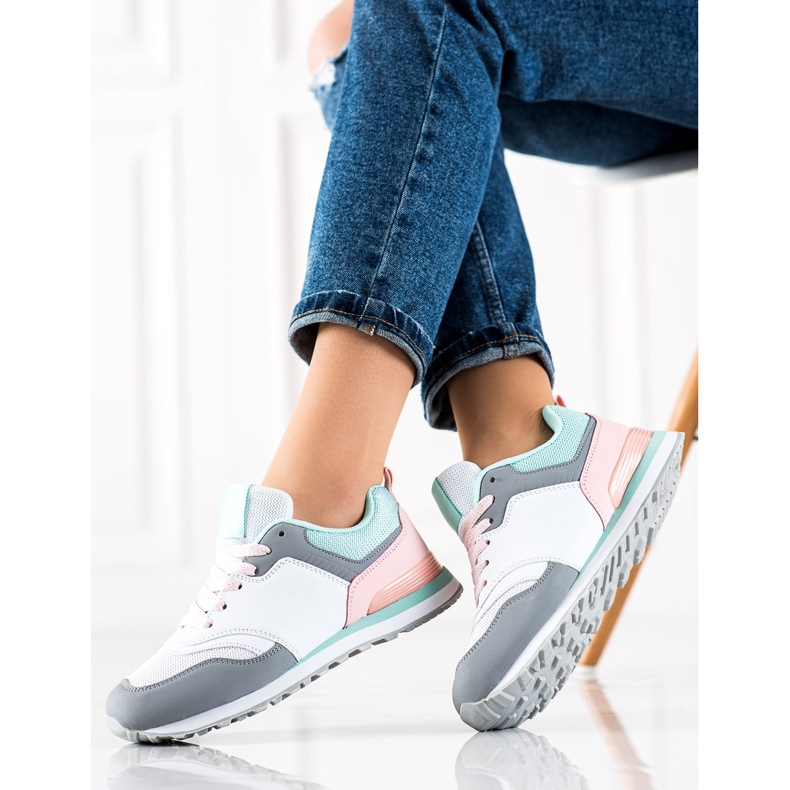 RTX WALK Colorful Sports Shoes white grey multicolored 1