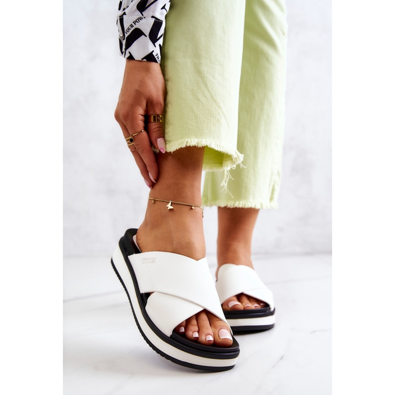 Women's Slippers Big Star JJ274723 White 1 Women's Slippers Big Star JJ274723 White 1