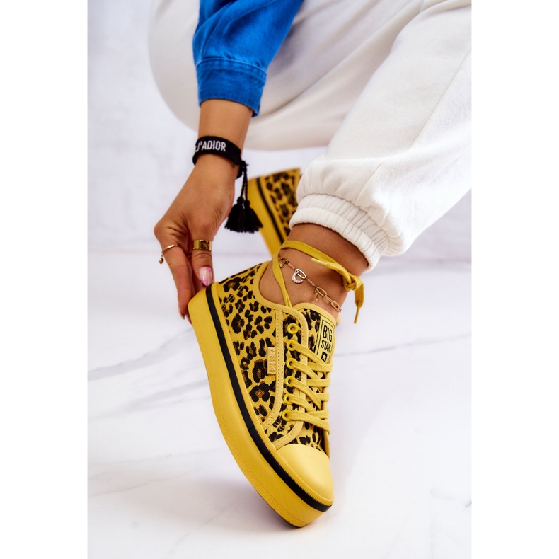 Women's Sneakers Pantera Big Star JJ274616 Yellow 1