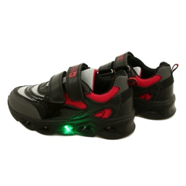 ADI Sports Shoes LED Glowing Velcro News 22DZ32-4836 Gray black 5