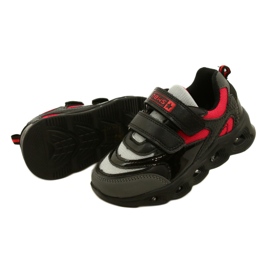 ADI Sports Shoes LED Glowing Velcro News 22DZ32-4836 Gray black 4