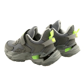 NEWS Boys' sports shoes for Velcro 22z32-4930 gray grey 5