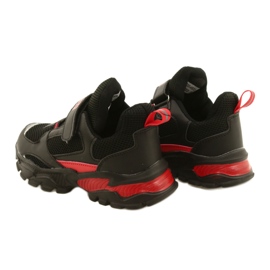 Sports boys boys' Velcro News 22Dz32-4932 Czarne-Czerwone black 5