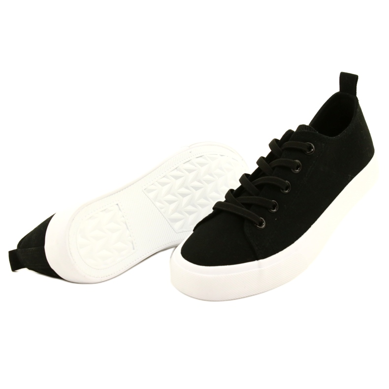 Children's black tied classic Atletico WY20761 sneakers 3 Children's black tied classic Atletico WY20761 sneakers 3