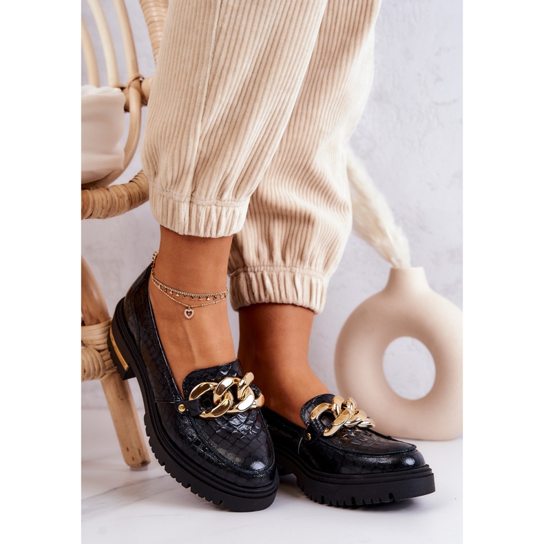 PA2 Women's Loafers Leather Loafers Black Mollie 1 PA2 Women's Loafers Leather Loafers Black Mollie 1