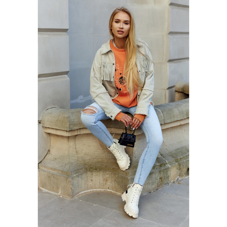 S.Barski Women's Sneakers, Boots, Light beige Larina 1