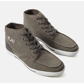 Perez brown ankle sneakers beige 1