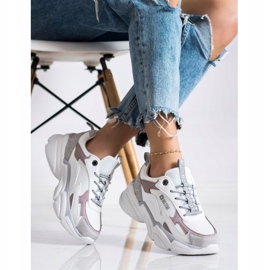 Women's Sneakers Big Star HH274255 beige white 2 Women's Sneakers Big Star HH274255 beige white 2