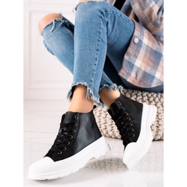 Forever Folie Fashionable High Sneakers black 1