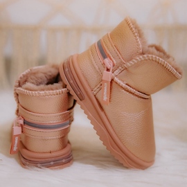 PA1 Children's Snow Boots Pink Frosty 2