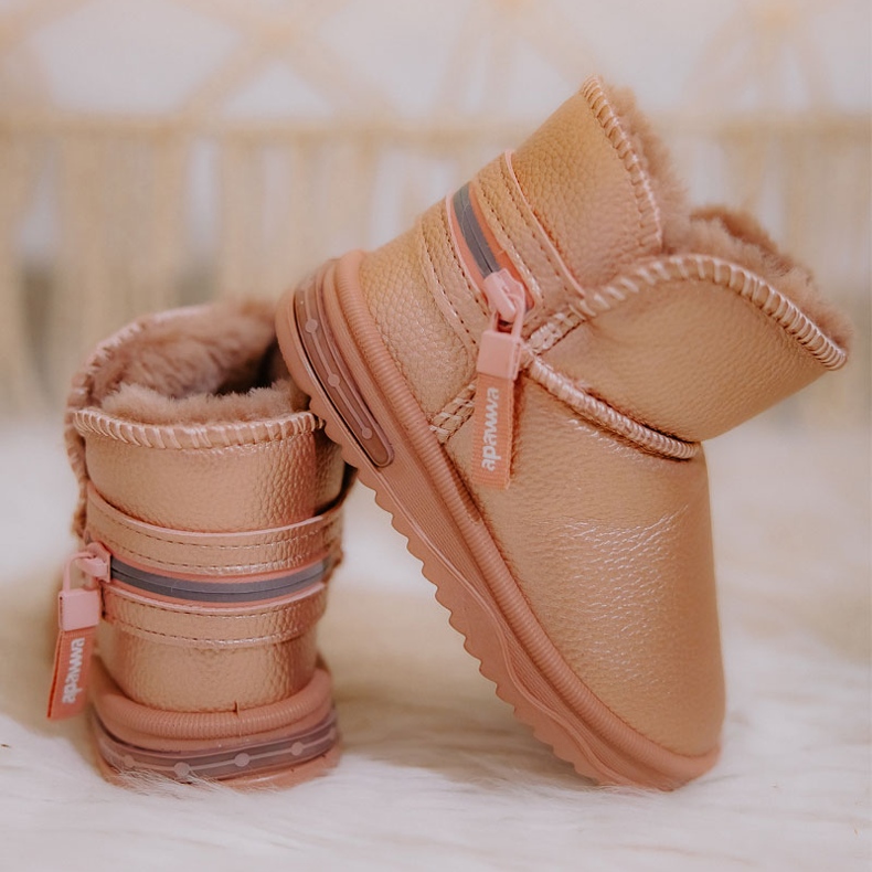 PA1 Children's Snow Boots Pink Frosty 2