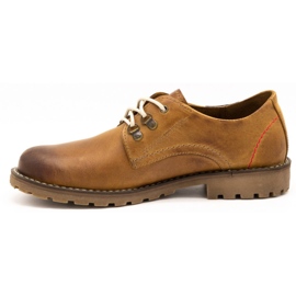 Olivier Men's shoes 812MP red leather ankle boots brown orange 1 Olivier Men's shoes 812MP red leather ankle boots brown orange 1