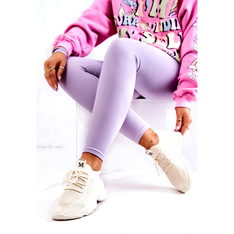 PS1 Sport Shoes Sneakers Fabric Light beige Nolene 3