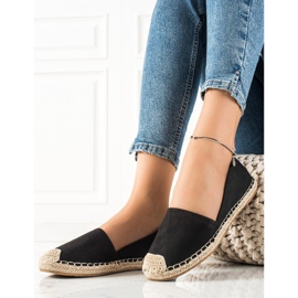 TRENDI Classic Black Espadrilles 1