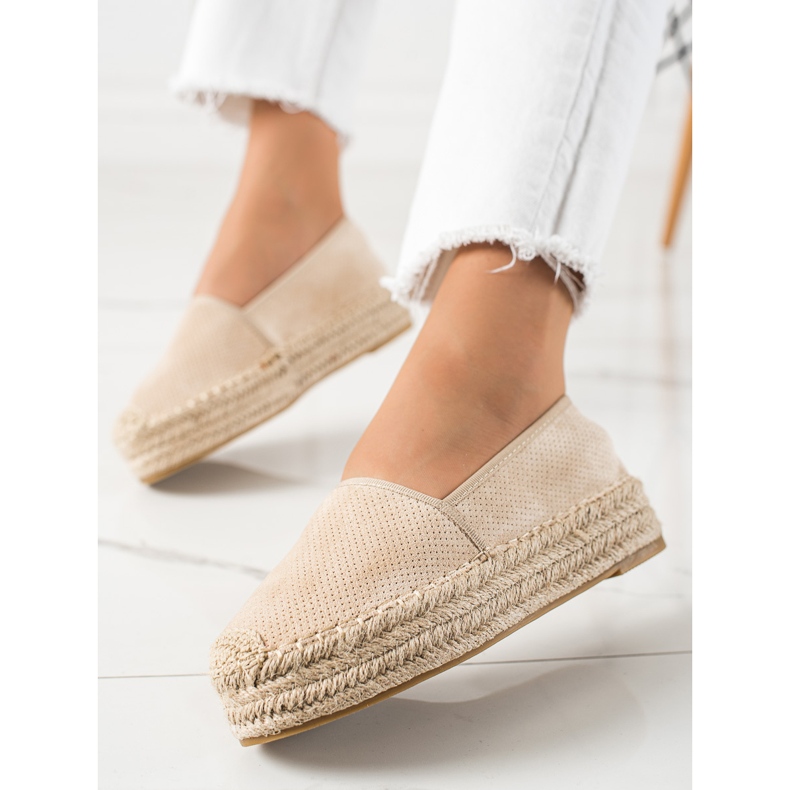 Bestelle Beige Espadrilles On The Platform 2