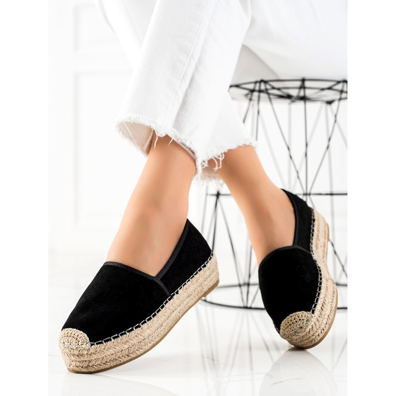 Bestelle Black Espadrilles On The Platform 1