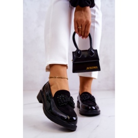 S.Barski Elegant Lacquered Loafers Loafers Black Belize 1