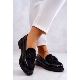 S.Barski Elegant Lacquered Loafers Loafers Black Belize 2
