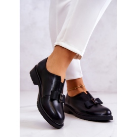 S.Barski Women's Brogues Slip On With A Black Janelle Decoration 2