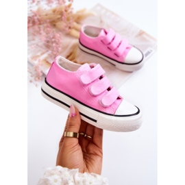 Children's Sneakers With Velcro Pink Bernie 2 Children's Sneakers With Velcro Pink Bernie 2