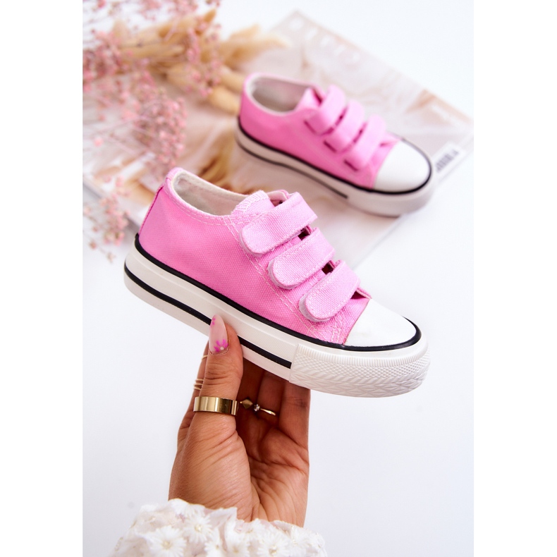 Children's Sneakers With Velcro Pink Bernie 2