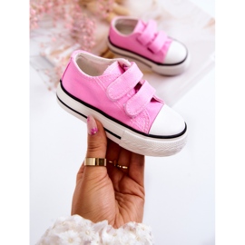 Children's Sneakers With Velcro Pink Bernie 1 Children's Sneakers With Velcro Pink Bernie 1