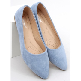 Charita Blue women's ballerinas 1