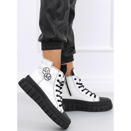 Ayse WHITE / BLACK sneakers 1