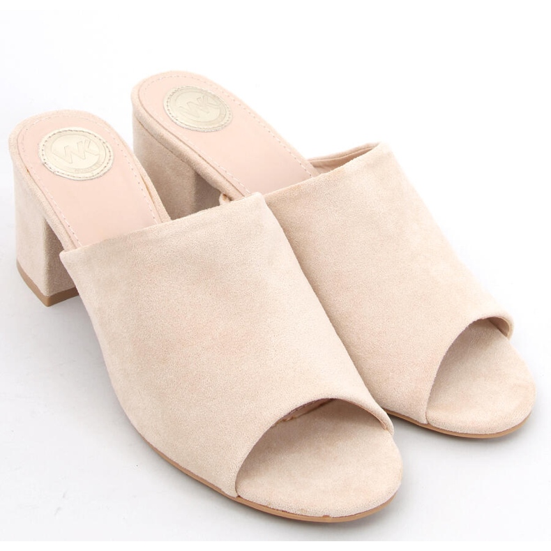 Alessia Beige high-heeled sandals 2
