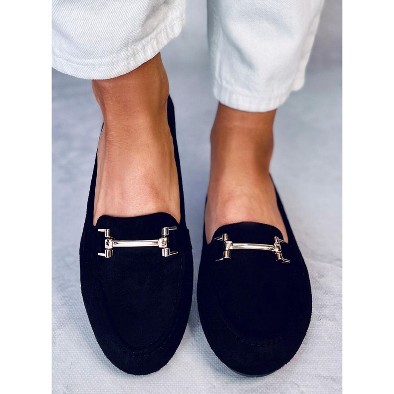 Kubra Black women's loafers 1