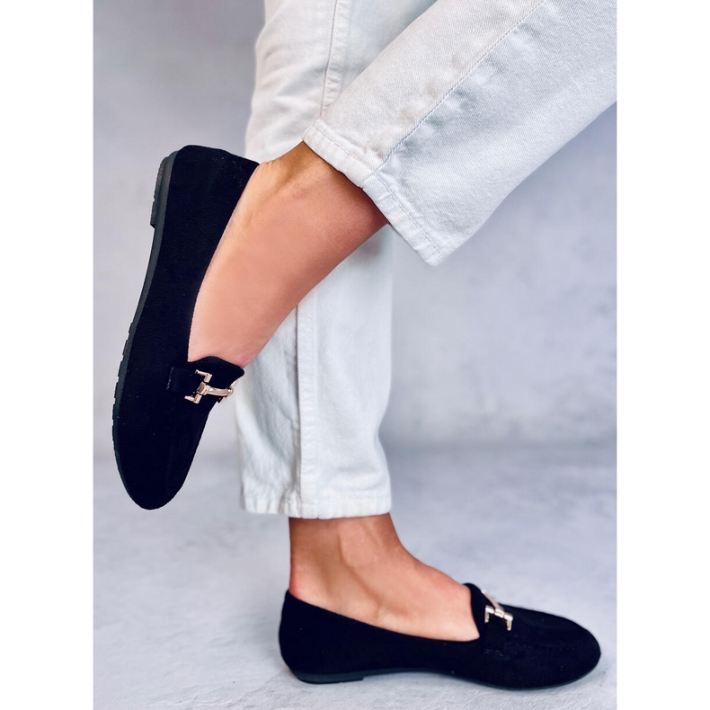 Kubra Black women's loafers 2