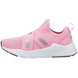 Puma Wired Run Slip On Summer Jr 383732 01 pink 1
