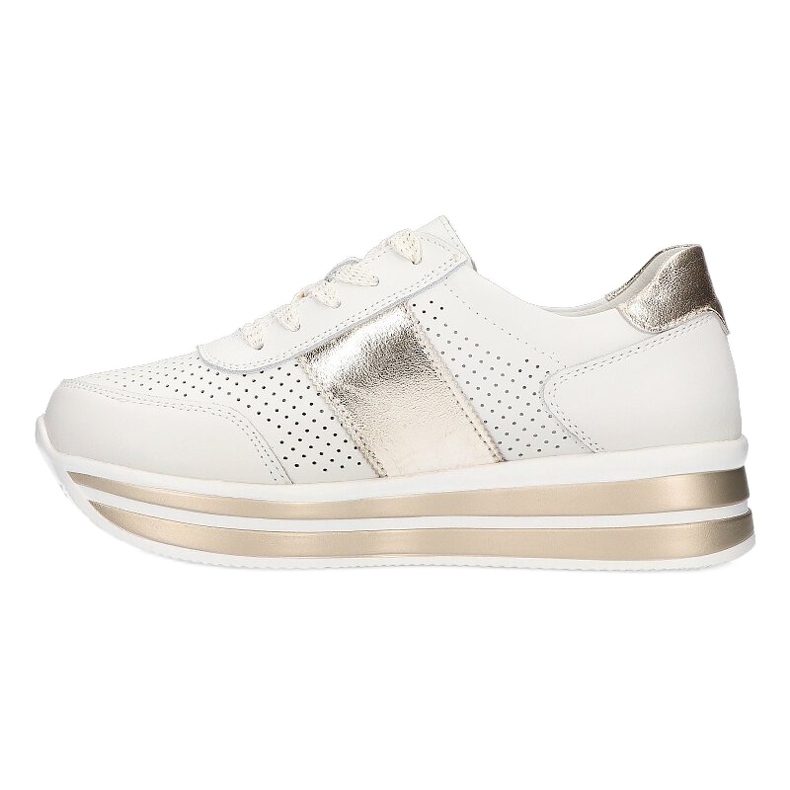 Ever Sports shoes for women Filippo DP1414 white and gold golden 7 Ever Sports shoes for women Filippo DP1414 white and gold golden 7