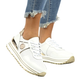 Leather Sneakers Filippo DP3538 / 22 WH white 3 Leather Sneakers Filippo DP3538 / 22 WH white 3