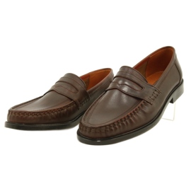 Pilbut Brown Morello leather loafers 2