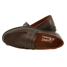 Pilbut Brown Morello leather loafers 5