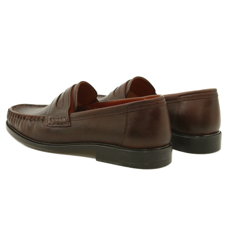 Pilbut Brown Morello leather loafers 4