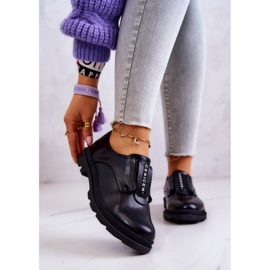 S.Barski Women's Leather Slip-On Shoes Black Kirstee 1 S.Barski Women's Leather Slip-On Shoes Black Kirstee 1