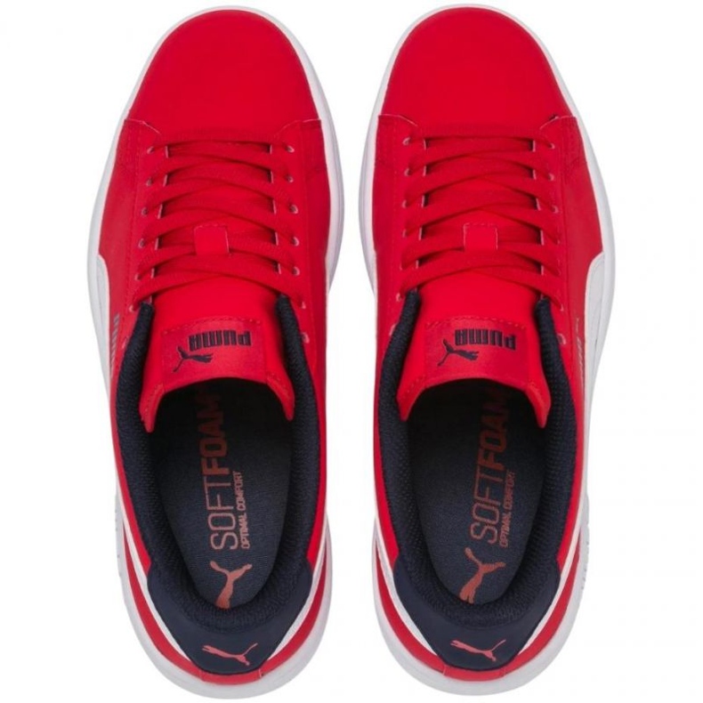 Puma Smash v2 Buck High Risk shoes 365182 07 red 1
