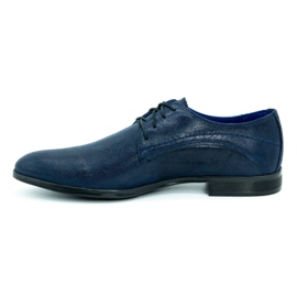 Polbut Men's formal leather shoes C3LAK navy blue 1 Polbut Men's formal leather shoes C3LAK navy blue 1
