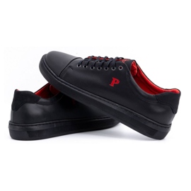 Polbut Men's leather shoes 2109 black 5
