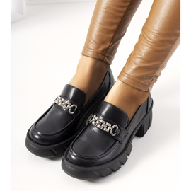 Black loafers on a chunky Ruth sole 1