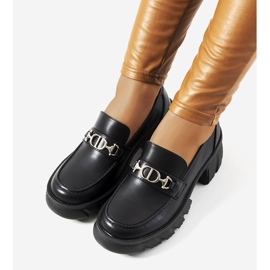 Black Moccasins on a thick Brant sole 1