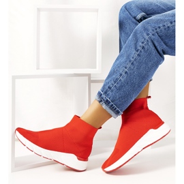 William red high-top sneakers 1